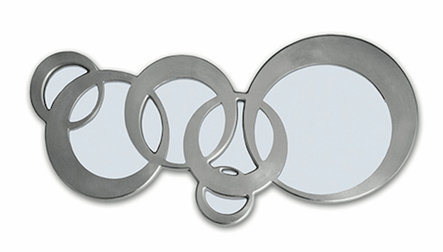 Specchiera Circles Argento