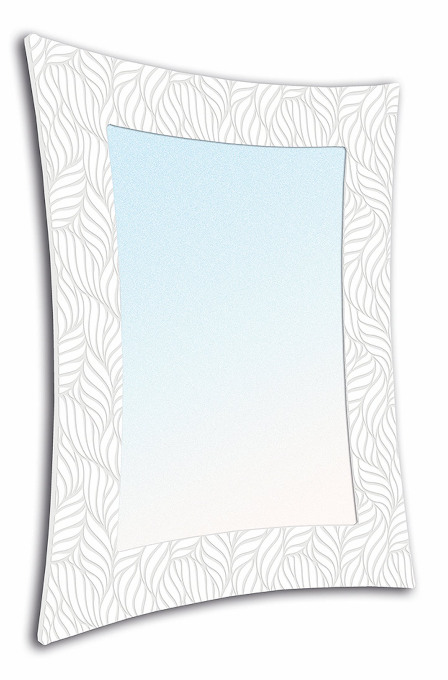 Specchiera Vega Petali White&White