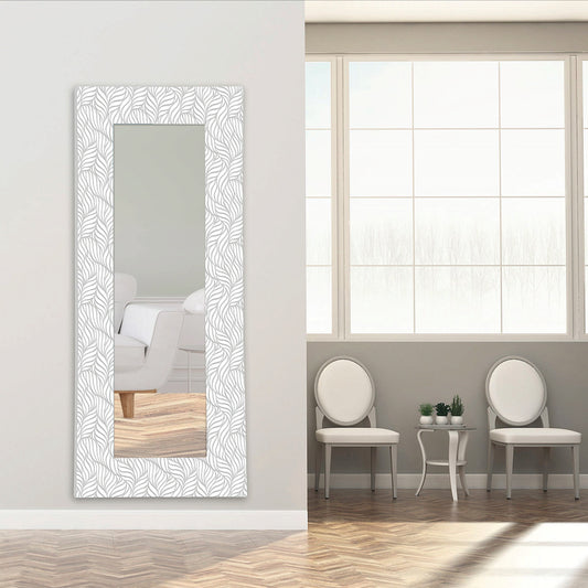 Specchiera Mirror Petali White&White