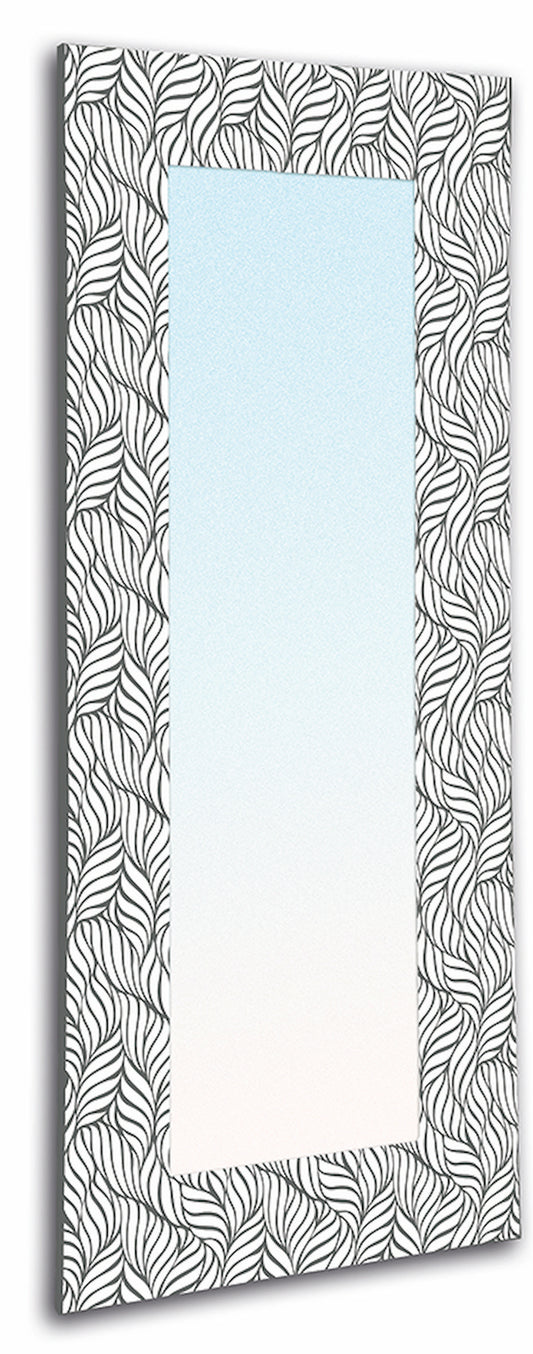 Specchiera Mirror Petali Grey&White