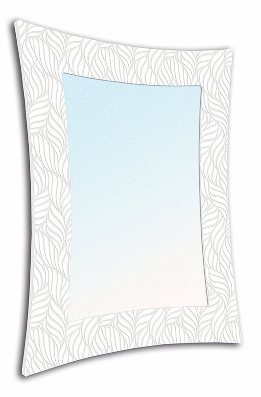 Specchiera Vega Petali White&White