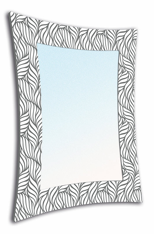 Specchiera Vega Petali Grey&White