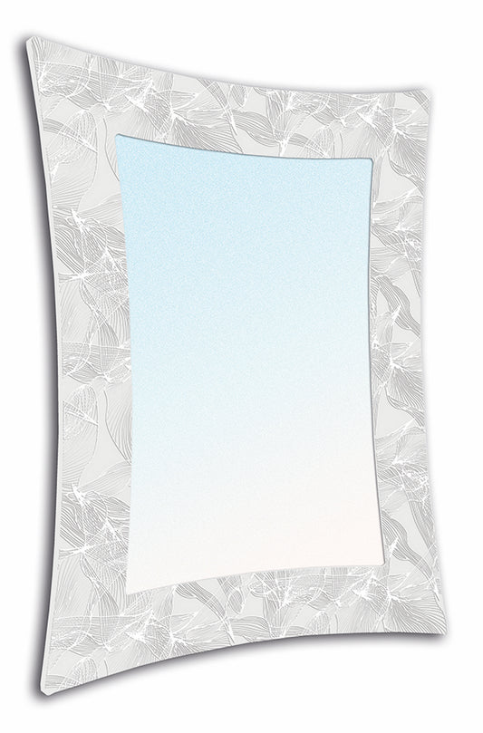 Specchiera Vega Foglie White&White