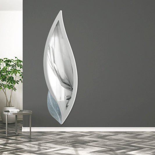 Specchio Petalo Bianco